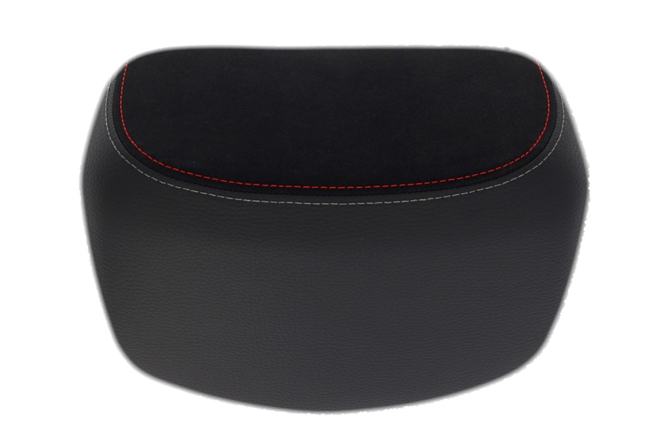 Top Case, 37 l, marron avec coussin dorsal pour Piaggio MP3 500 Sport Advance HPE