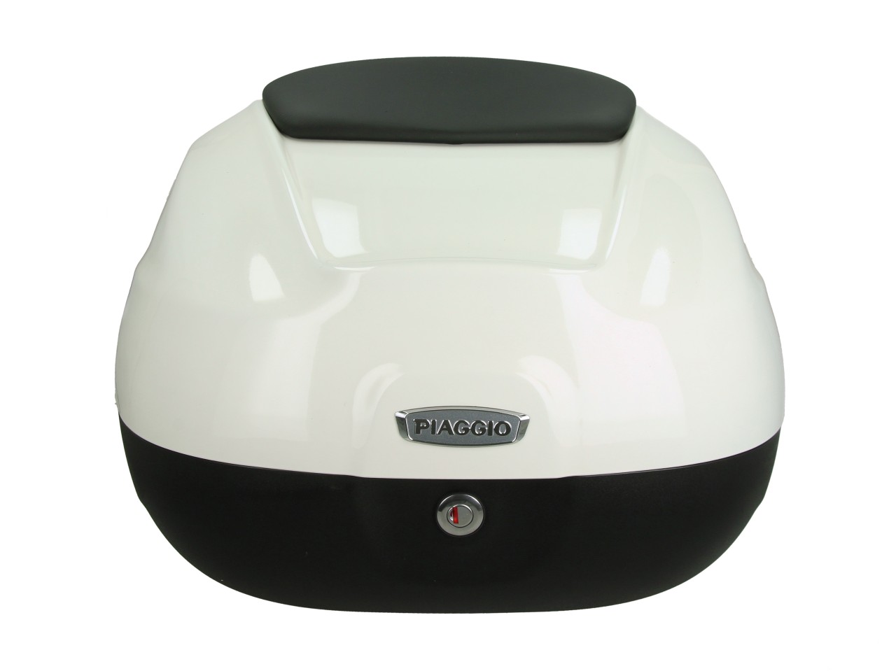 Top case 37 L avec dossier pour Piaggio MP3 HPE Maxi 400 Sport (2024) - montebianco 544