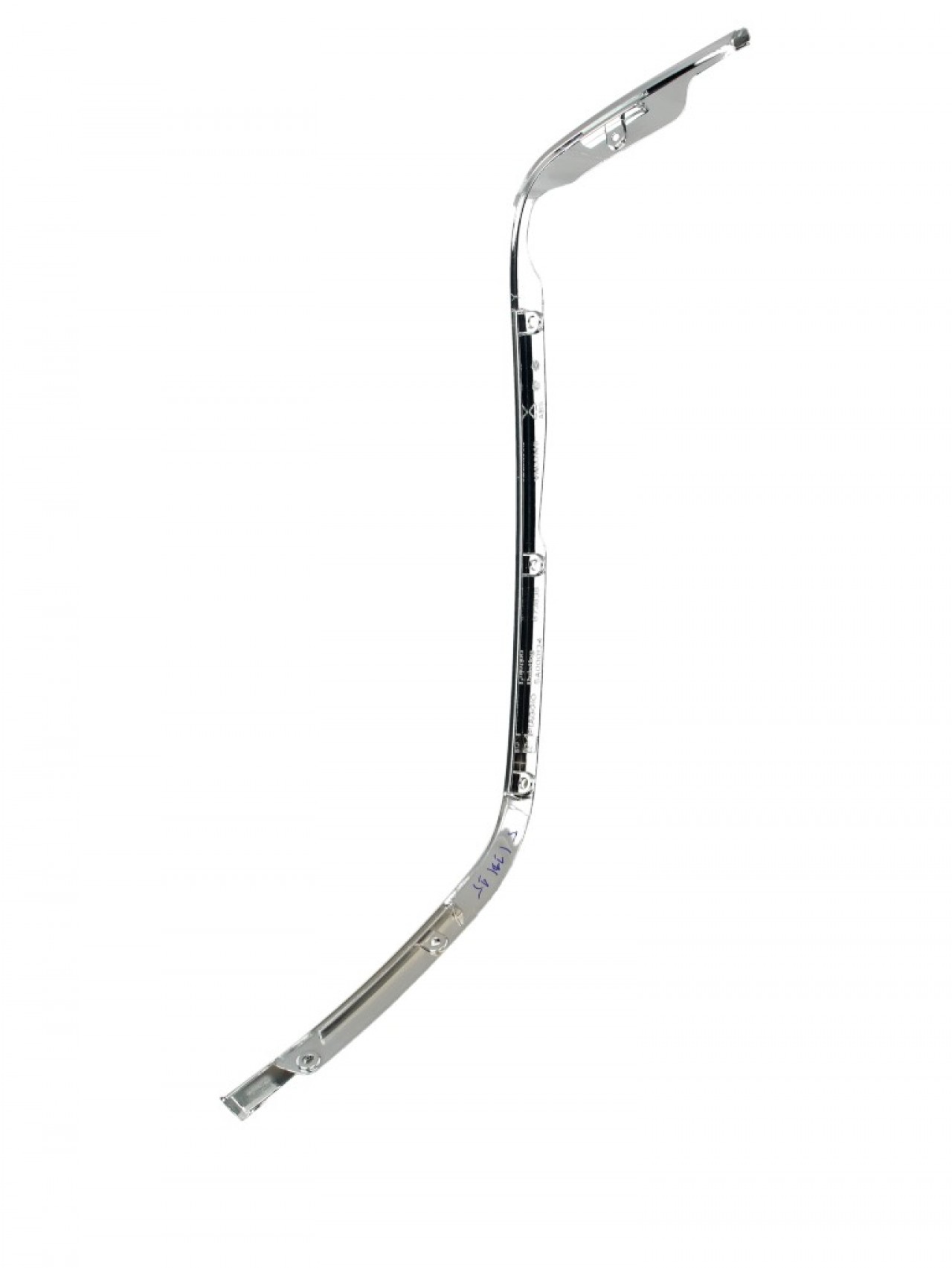 Tube mono fente bouclier jambe chrome Piaggio pour Vespa Primavera/Sprint 50-150ccm