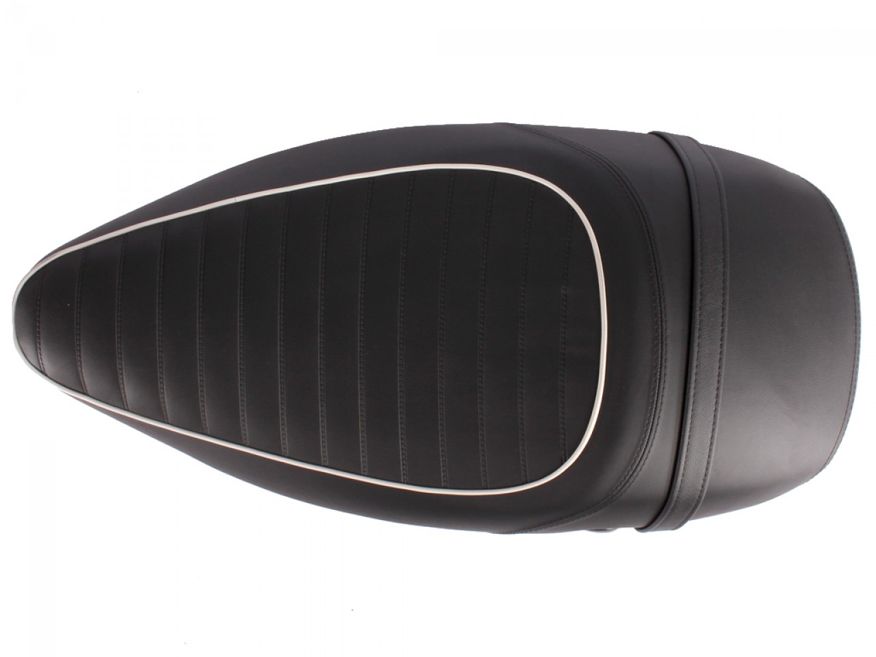 Selle mono Vespa piquée sport pour LX 50-150ccm Touring, ET2/ET4 /LX/LXV/S 50-150ccm-