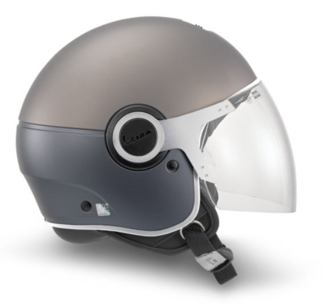 Vespa casque jet Demi Jet, argentario titanium