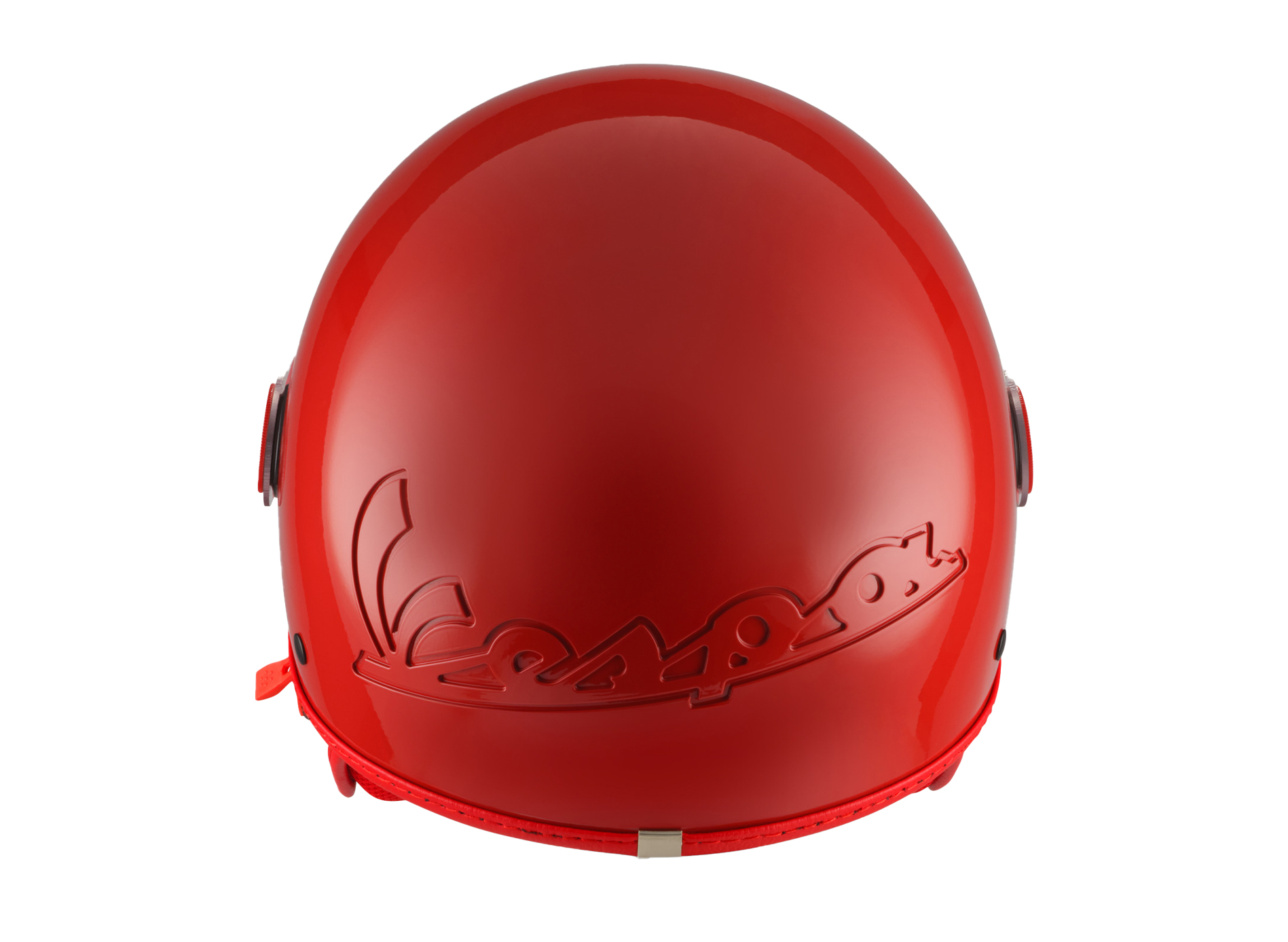 Vespa casque jet visor 4.0 rouge