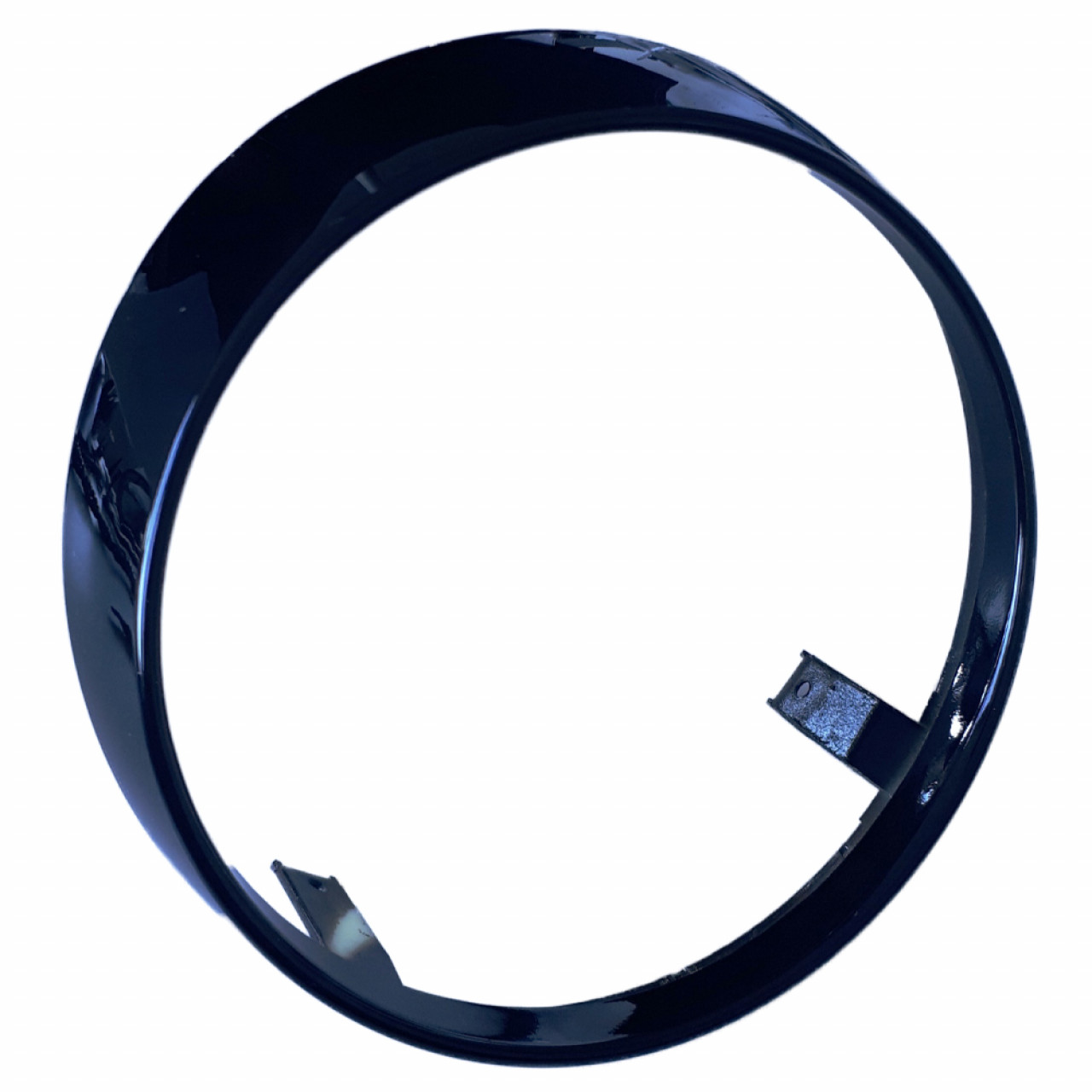 Cadre de phares anneau de lampe Vespa GTS 2019 - Noir Brillant