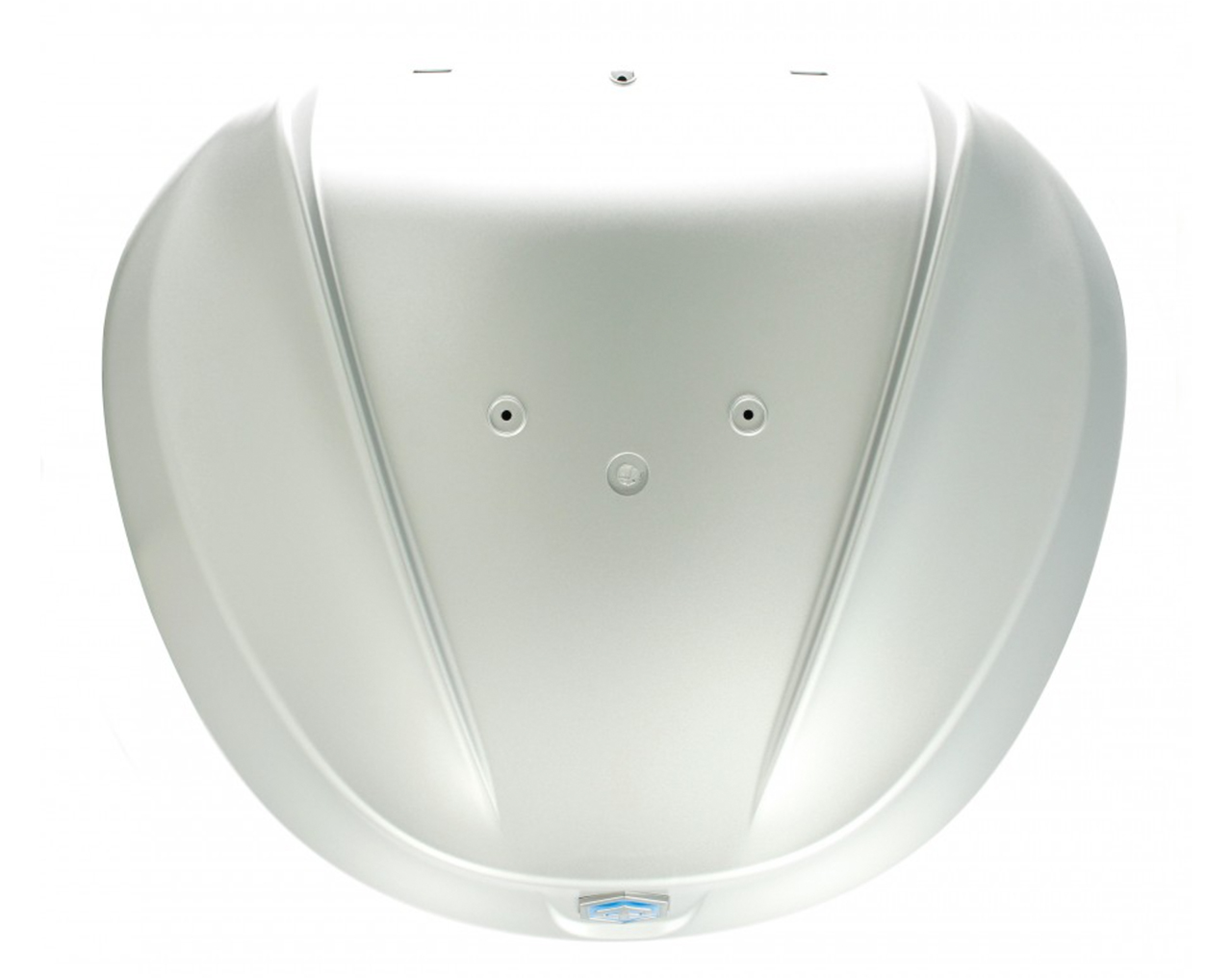 Kit Top Case 36 l. gris mat 760/B original Piaggio pour Beverly HPE (plaque de maintien incluse)