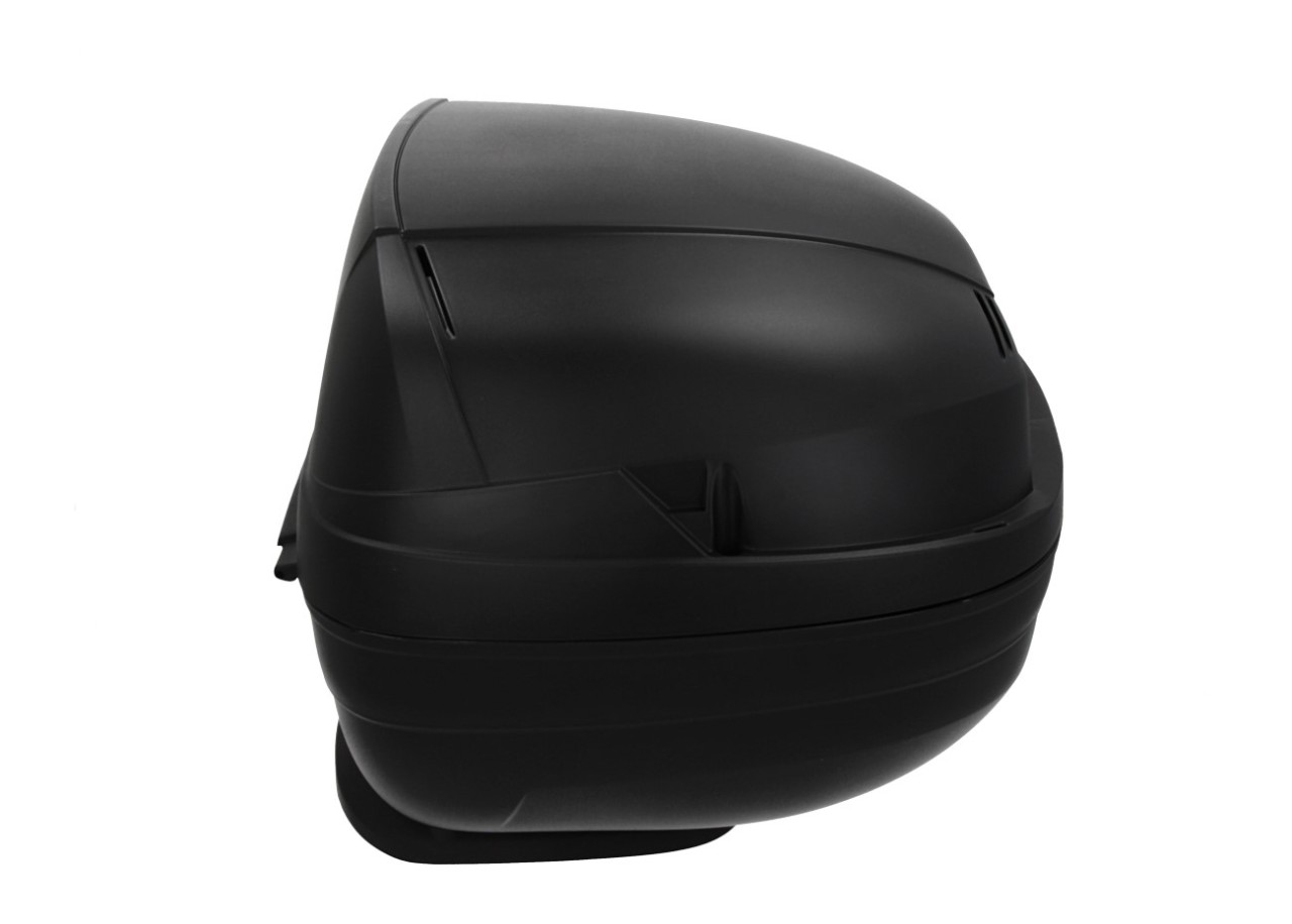 Top Case, 37 l, marron avec coussin dorsal pour Piaggio MP3 500 Sport Advance HPE