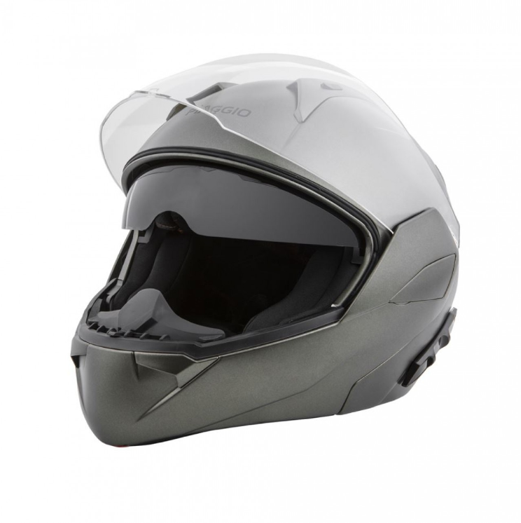 Casque modulable Piaggio vert