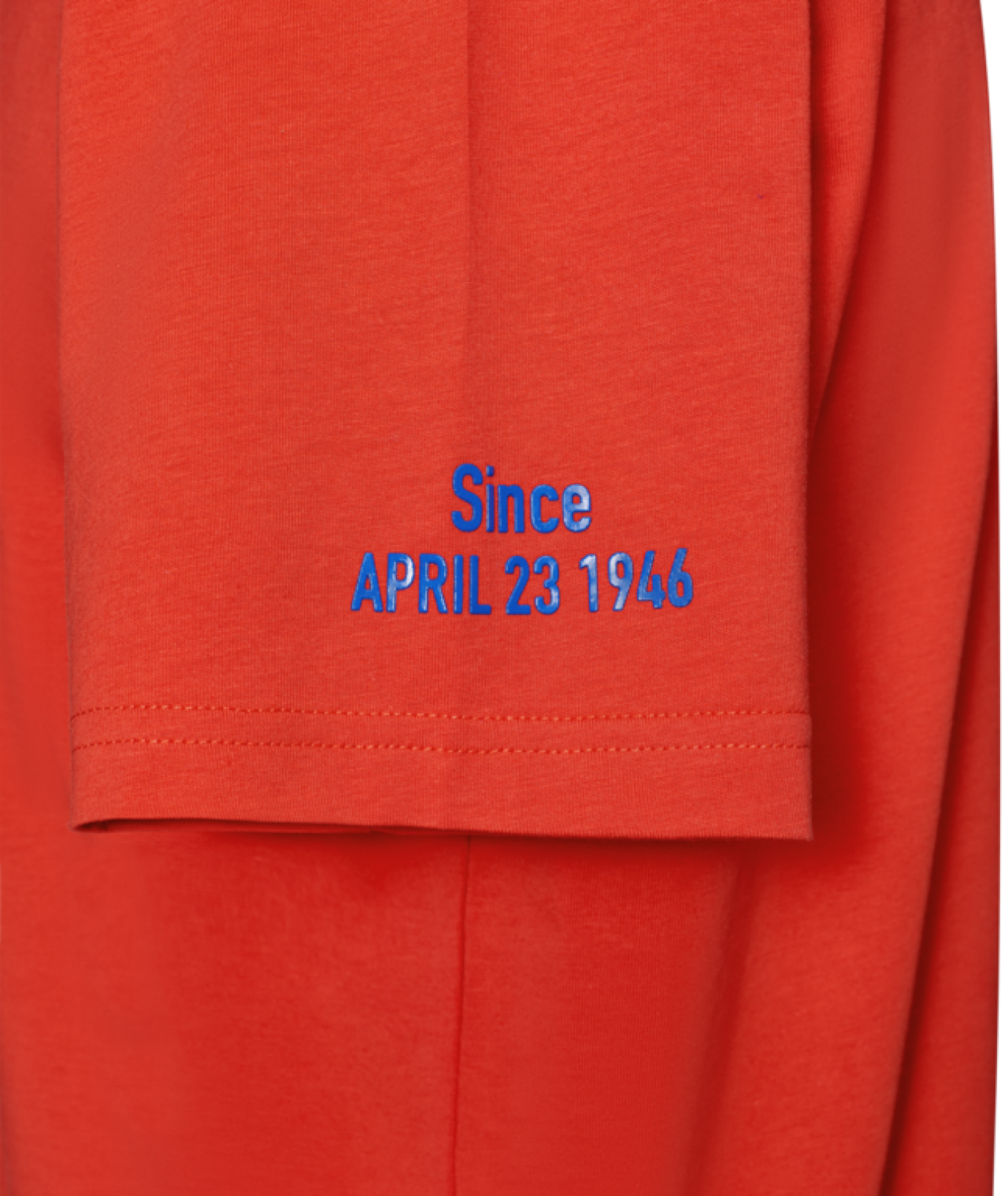T-shirt Vespa « Flame orange » de la collection DEC