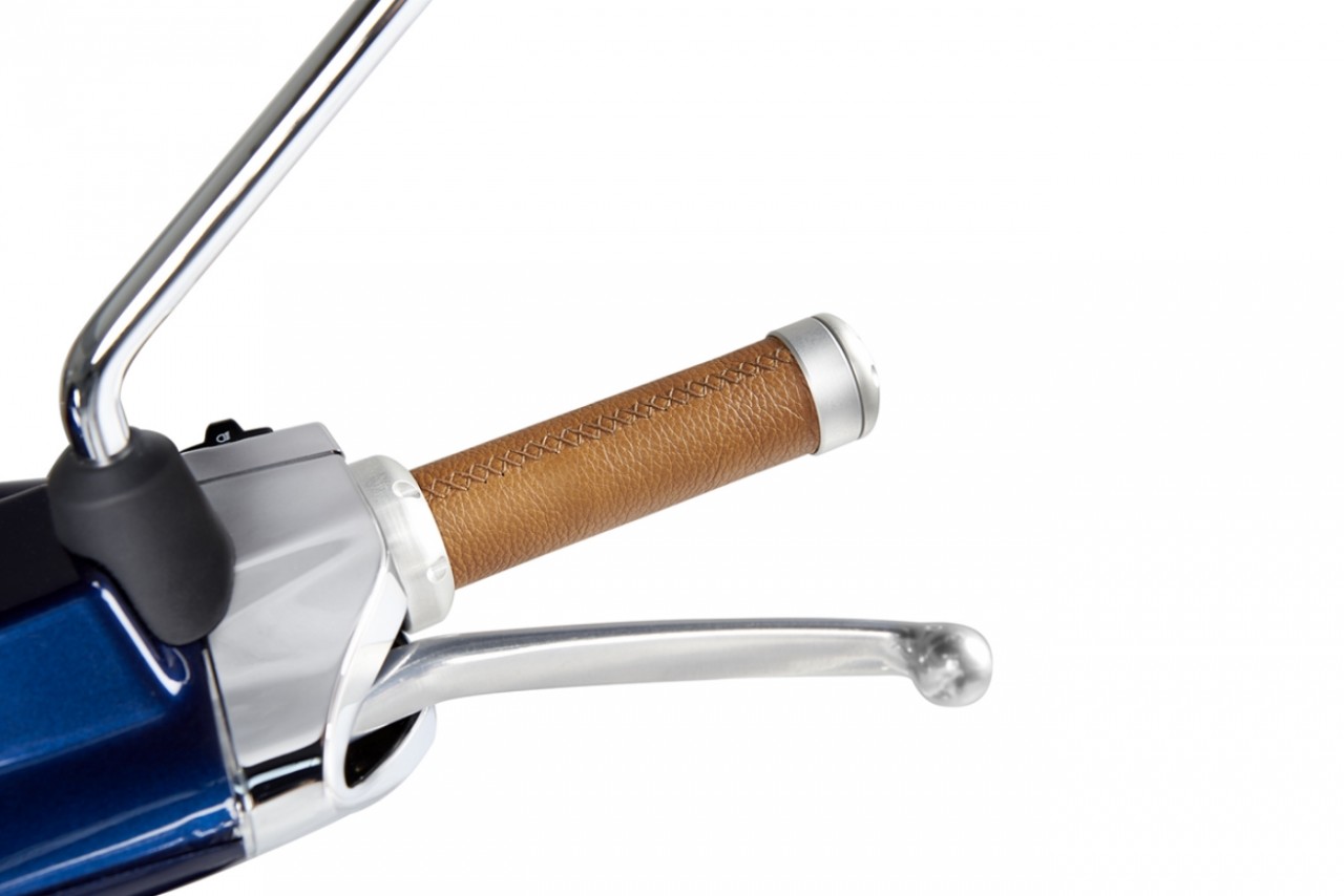 Poignées en cuir véritable de luxe pour Vespa Primavera 50-150ccm