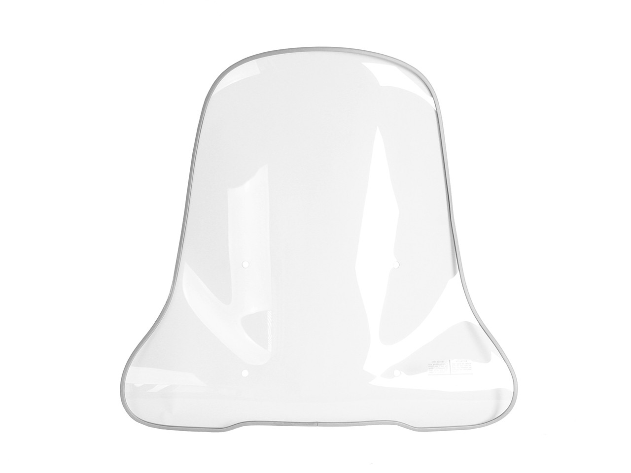 Pare-brise grand sans support, transparent, top pour Piaggio Beverly 125 Sport, 400, 500