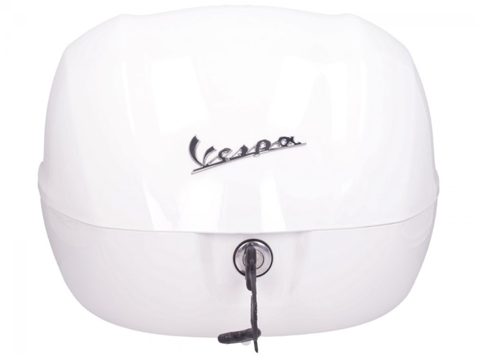 Topcase Vespa 32 L blanc brillant 544 sans dossier