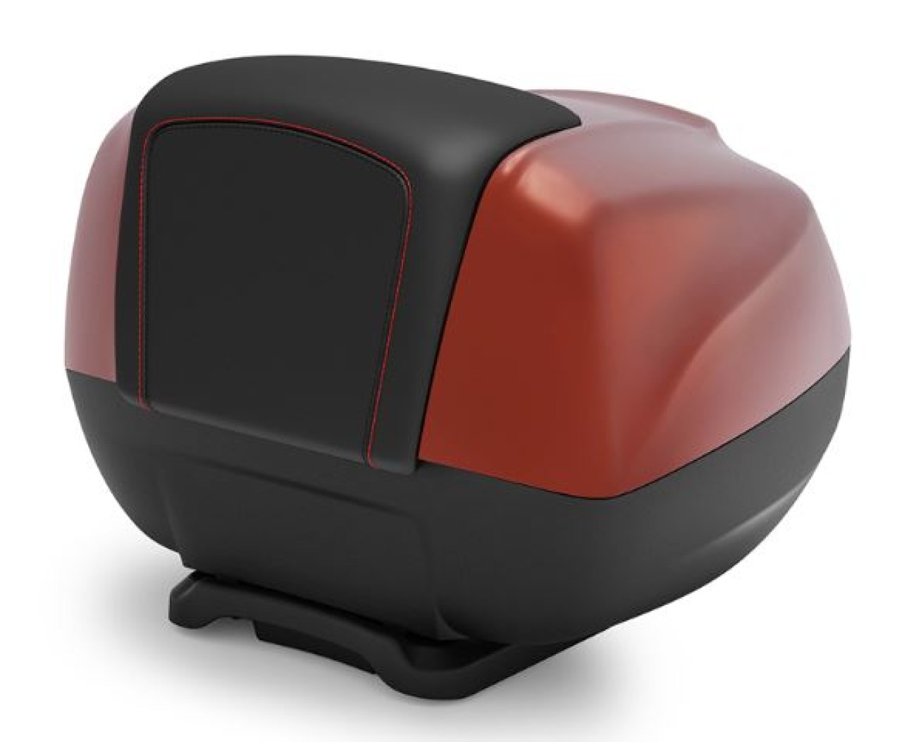 Top case 37 L avec dossier pour Piaggio MP3 HPE RST 400 Sport (2022) - orange mat A16