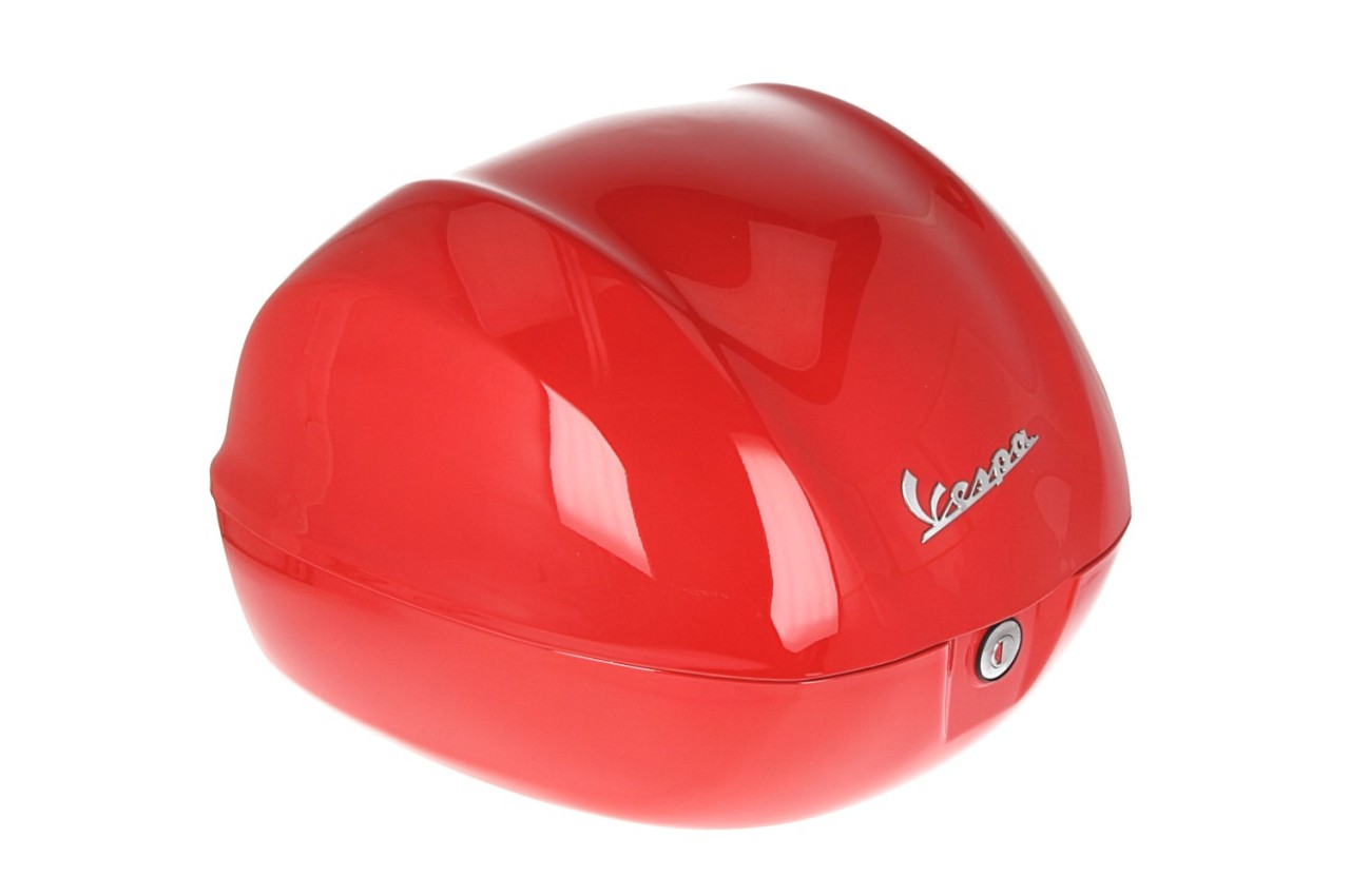 Top case Vespa 32 L rouge brillant 894 sans dossier