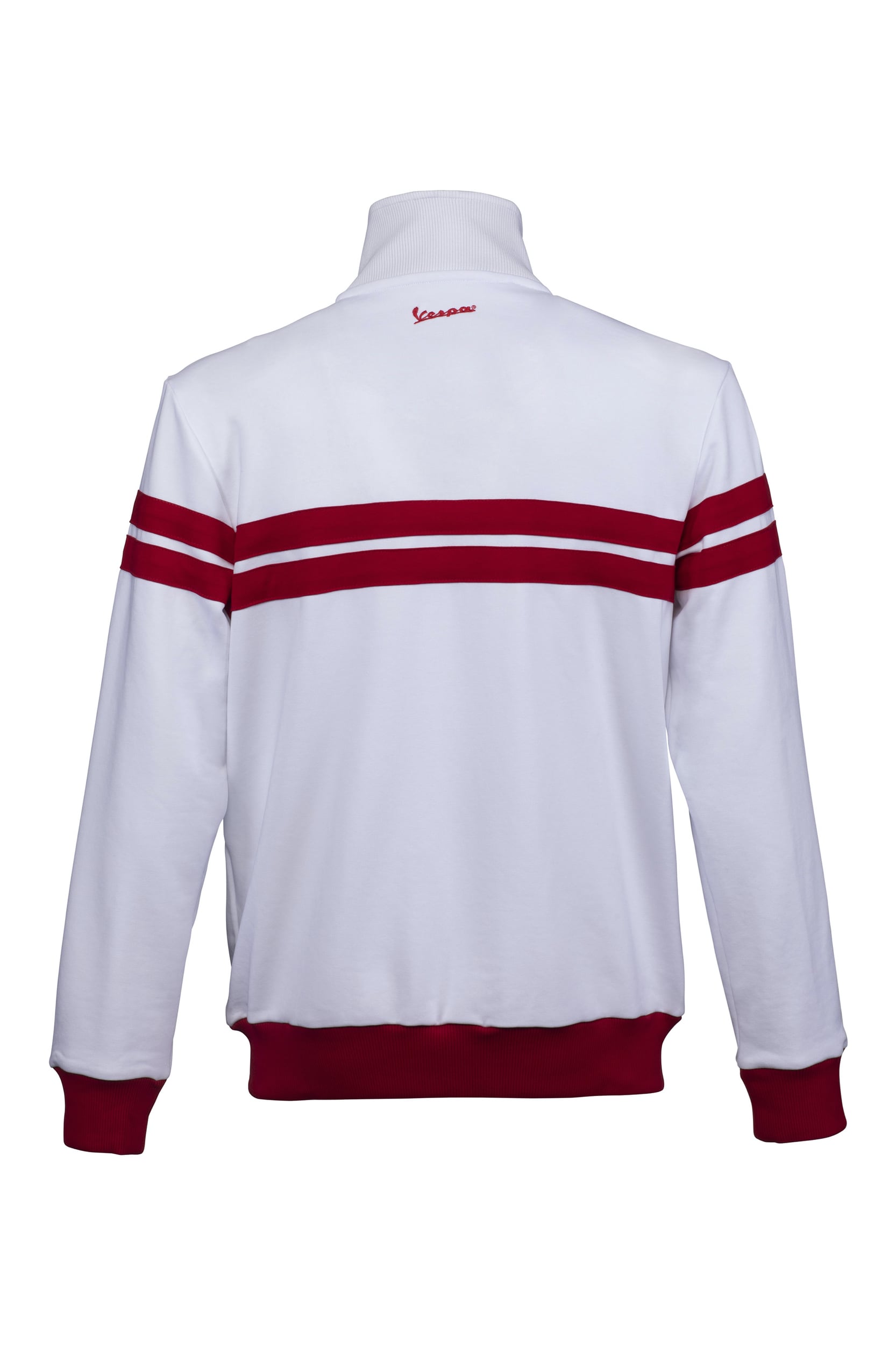 Vespa Sweat Veste Racing Sixties 60s blanc / rouge