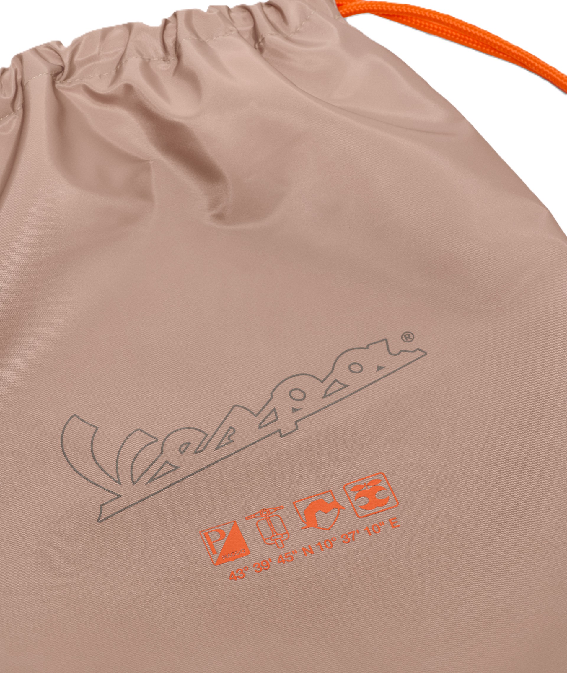 Sac de sport/sac à dos Vespa Nomad beige, collection DEC