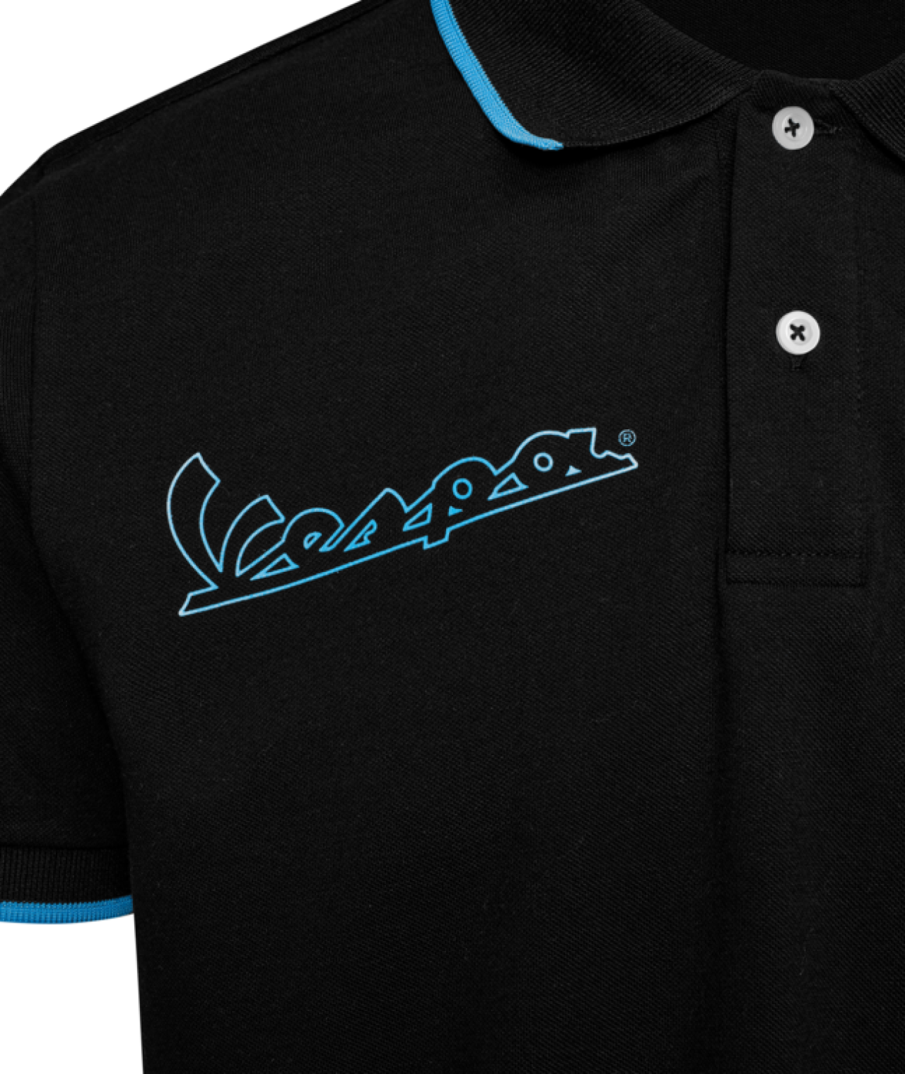 Polo Vespa noir, collection DEC