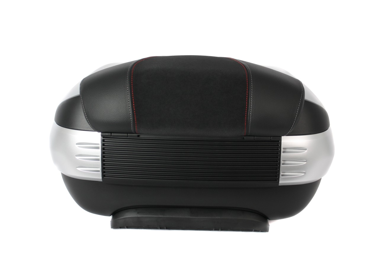 Top Case 50 l, (H4_gris mat 760/B) incl. coussin dorsal pour Piaggio MP3 500 Sport Advance HPE