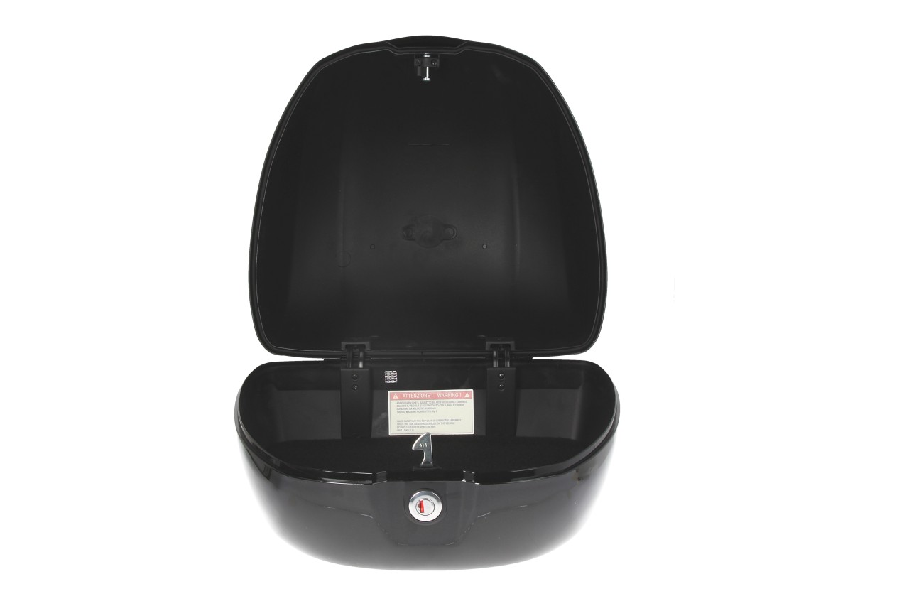 Top case Vespa 32 L noir brillant Nero Cosmo (98/A) sans rembourrage dorsal