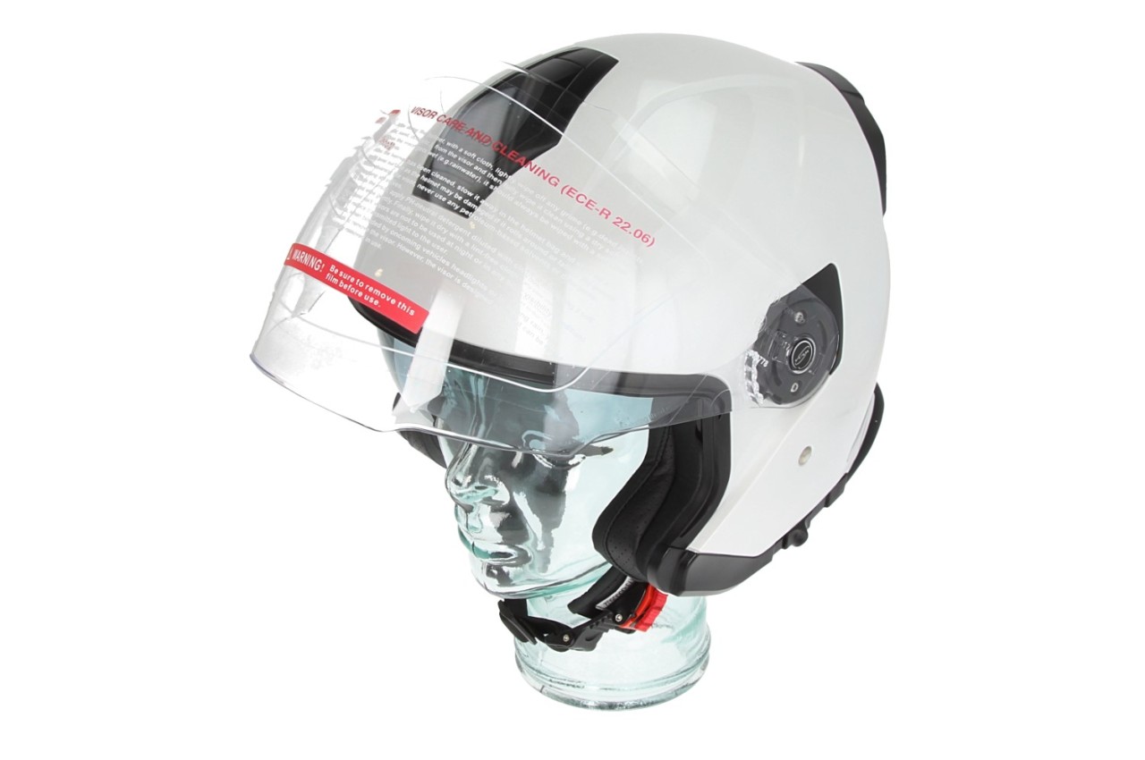 Casque Piaggio Full Jet PFJ blanc brillant