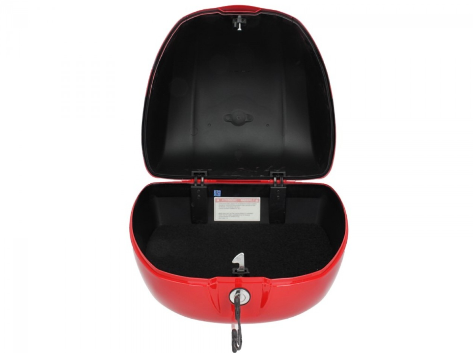Top case Vespa 32 L rouge brillant 894 sans dossier