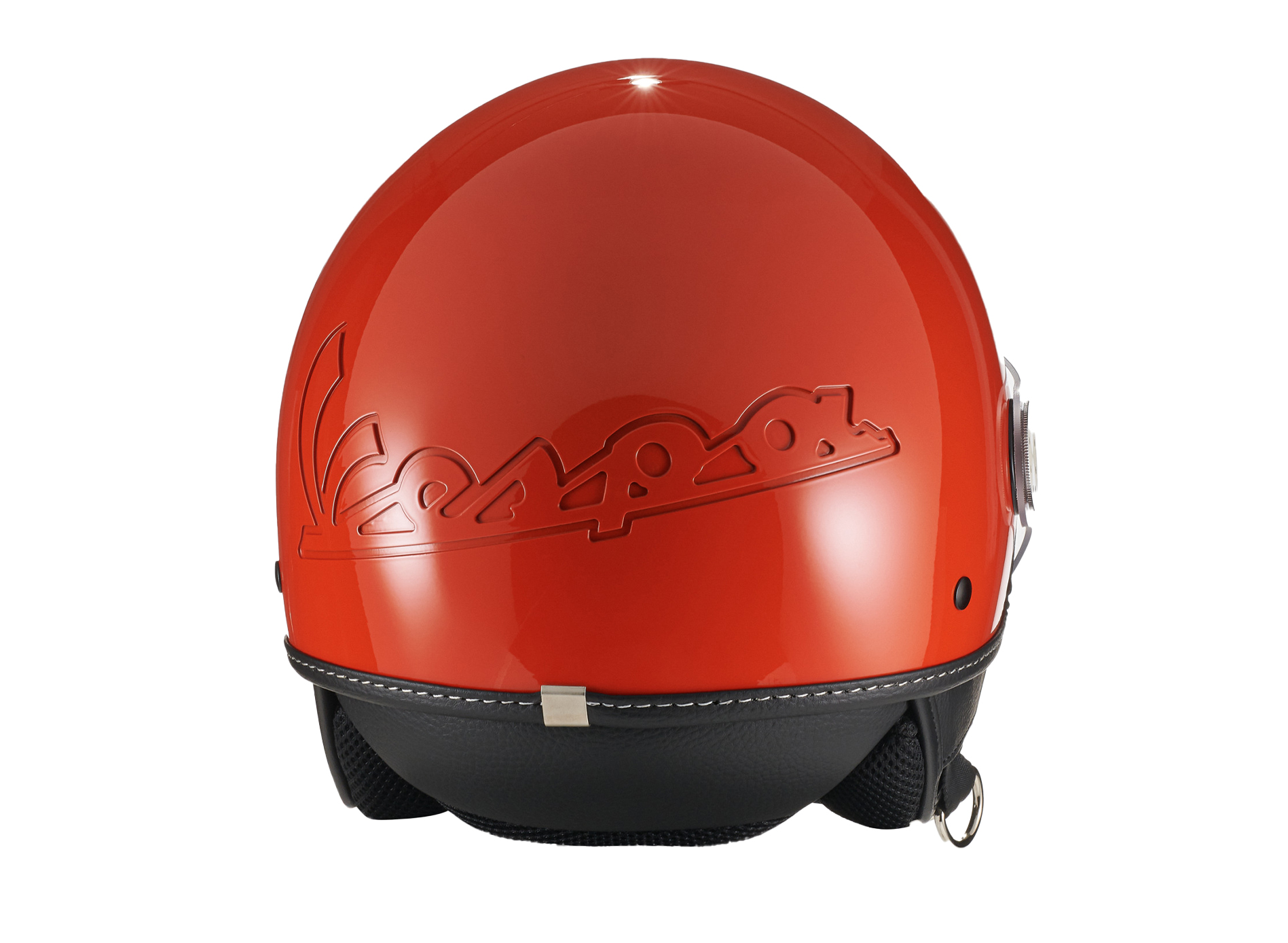 Vespa casque jet visor 4.0 orange impolsivo