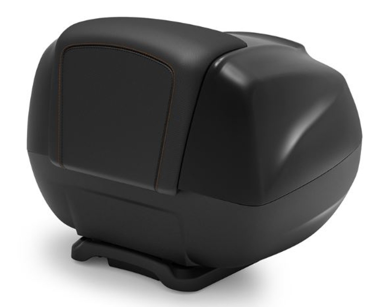 Top case 37 L avec dossier pour Piaggio MP3 HPE 530 Exclusive Maxi /RST - noir mat 93/B