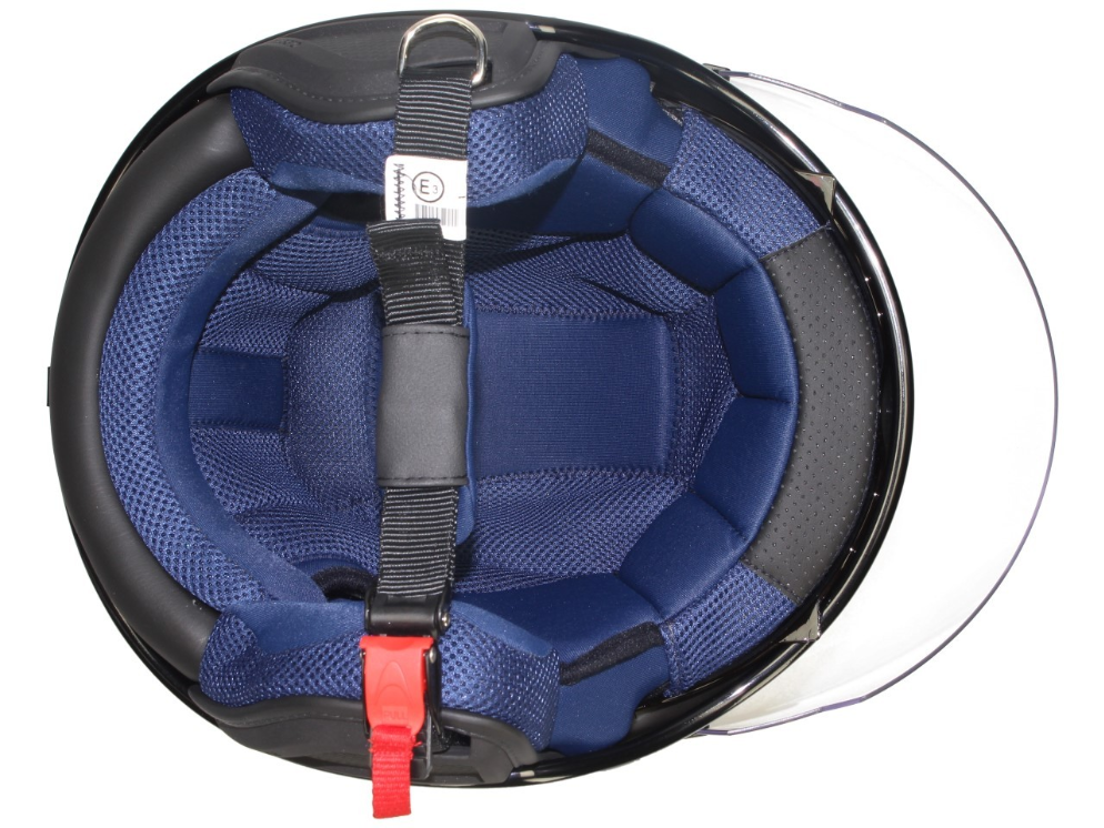 Casque jet Piaggio PJ noir