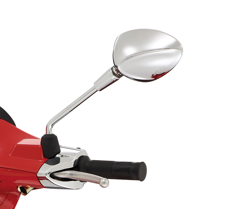 Rétroviseur gauche chromé pour Vespa Sprint 50-150ccm 2T/4T