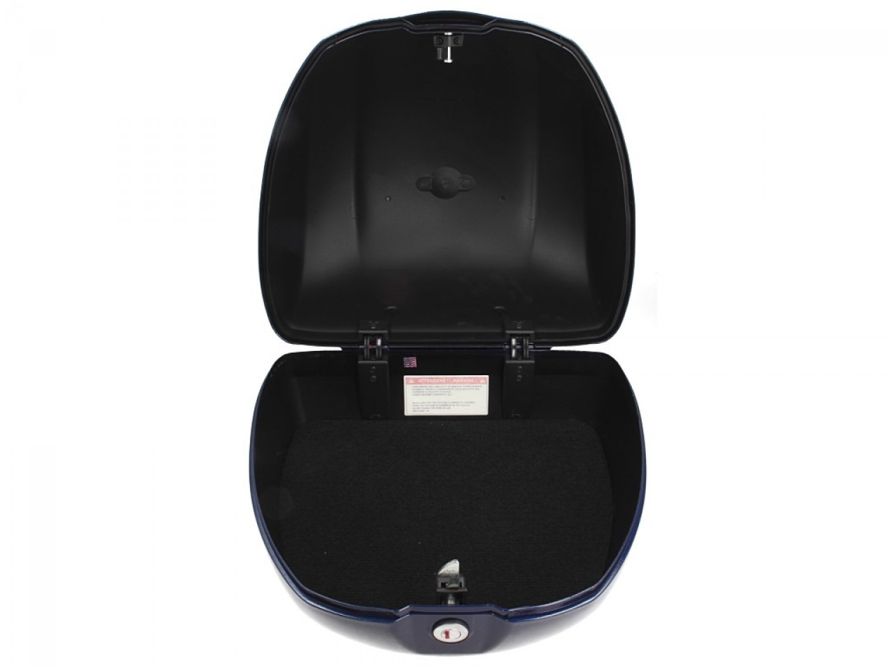 Top case Vespa 32 L bleu foncé brillant 289/A sans dossier
