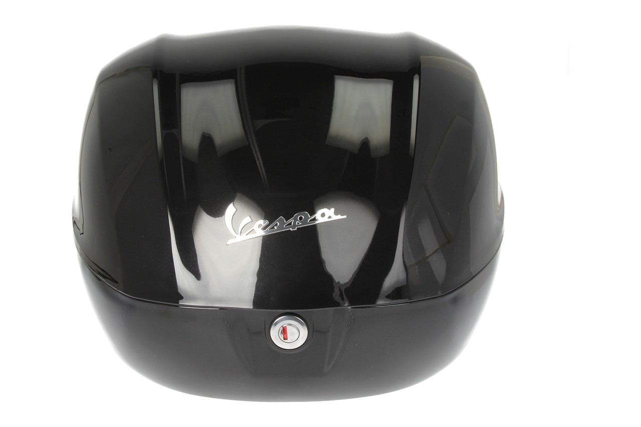Top case Vespa 32 L noir brillant Nero Cosmo (98/A) sans rembourrage dorsal