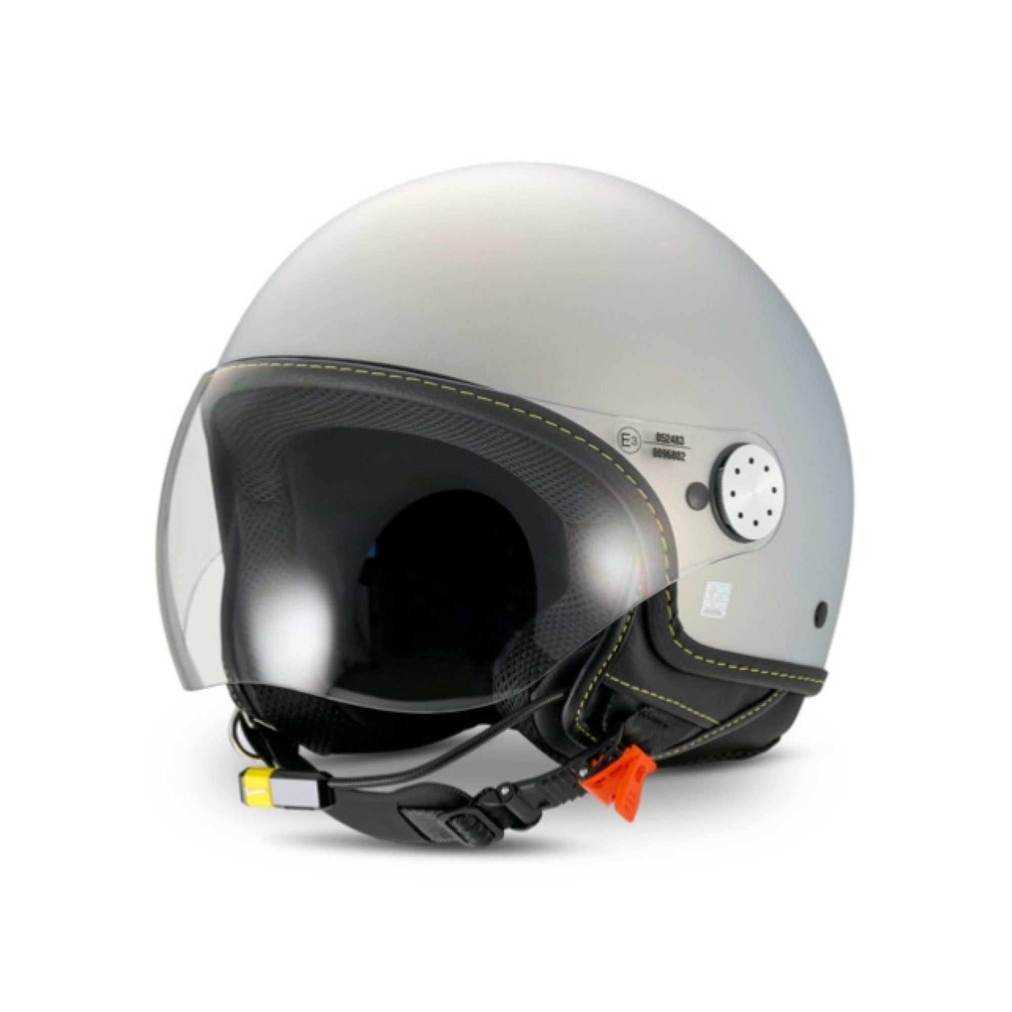 Vespa casque jet Visor 4.0 Grigio Entusiasta Matt - Bluetooth