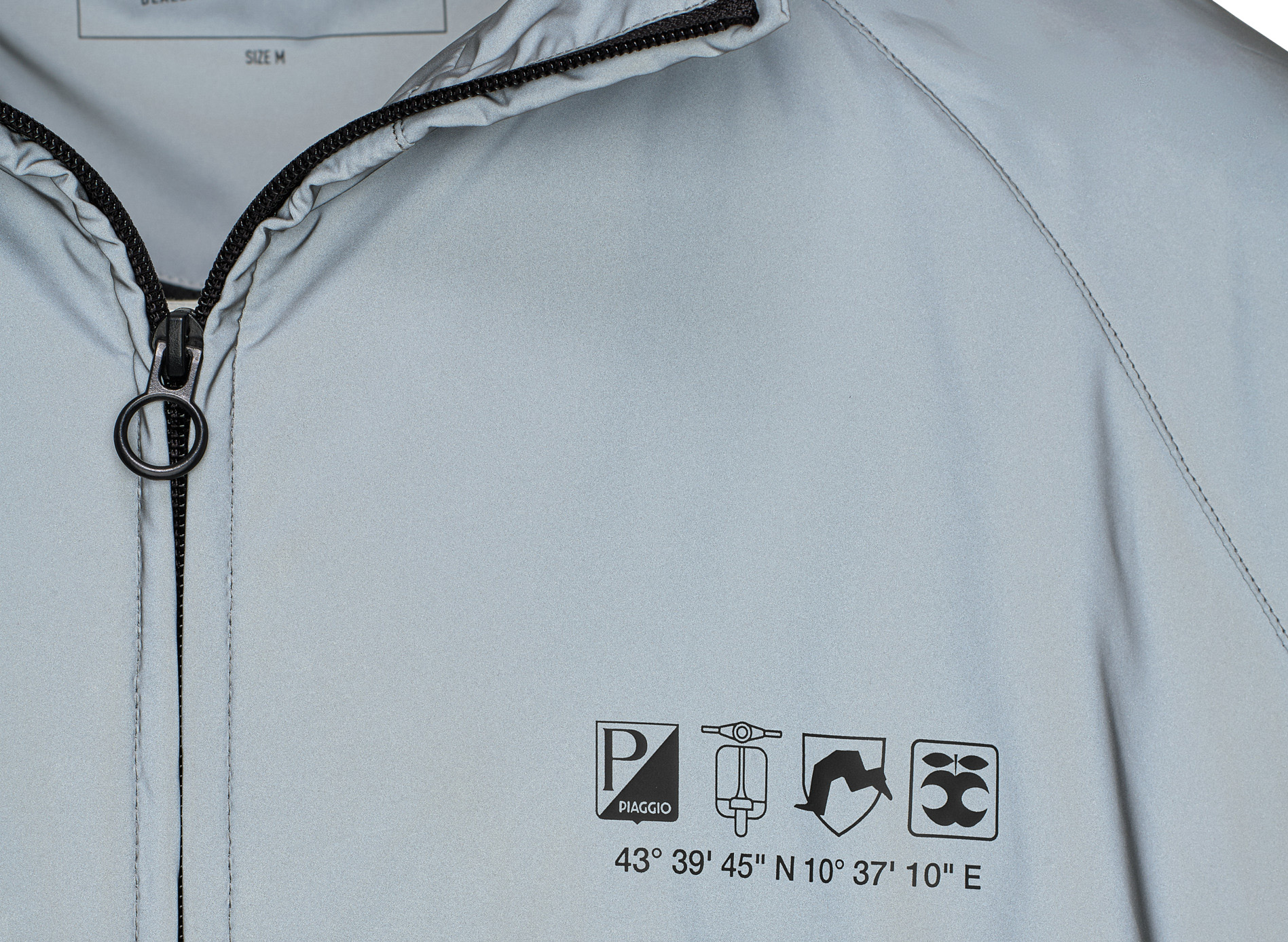 Veste coupe-vent Vespa Blade grise collection DEC