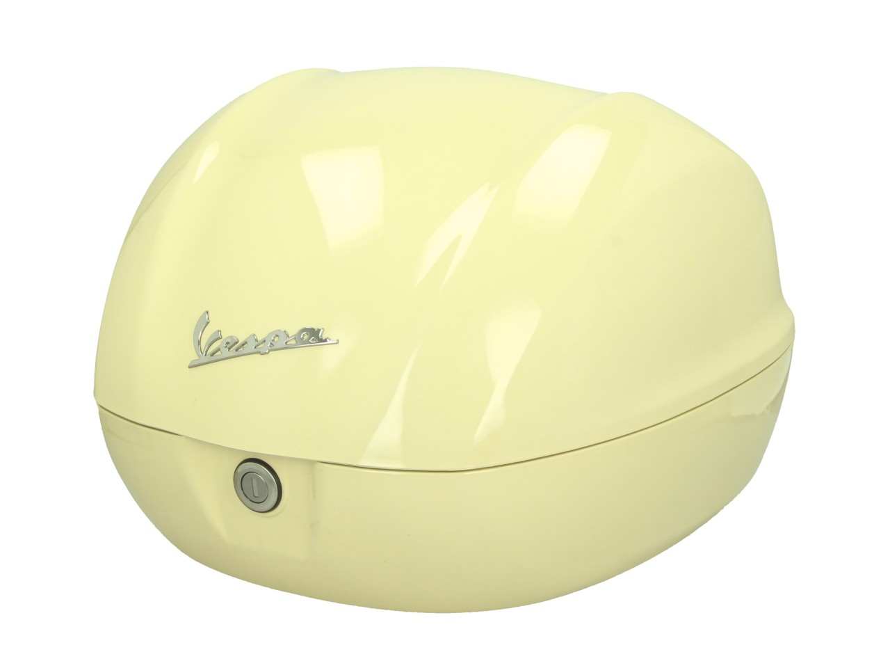 Top case Vespa 32 L jaune brillant Q09 sans dossier