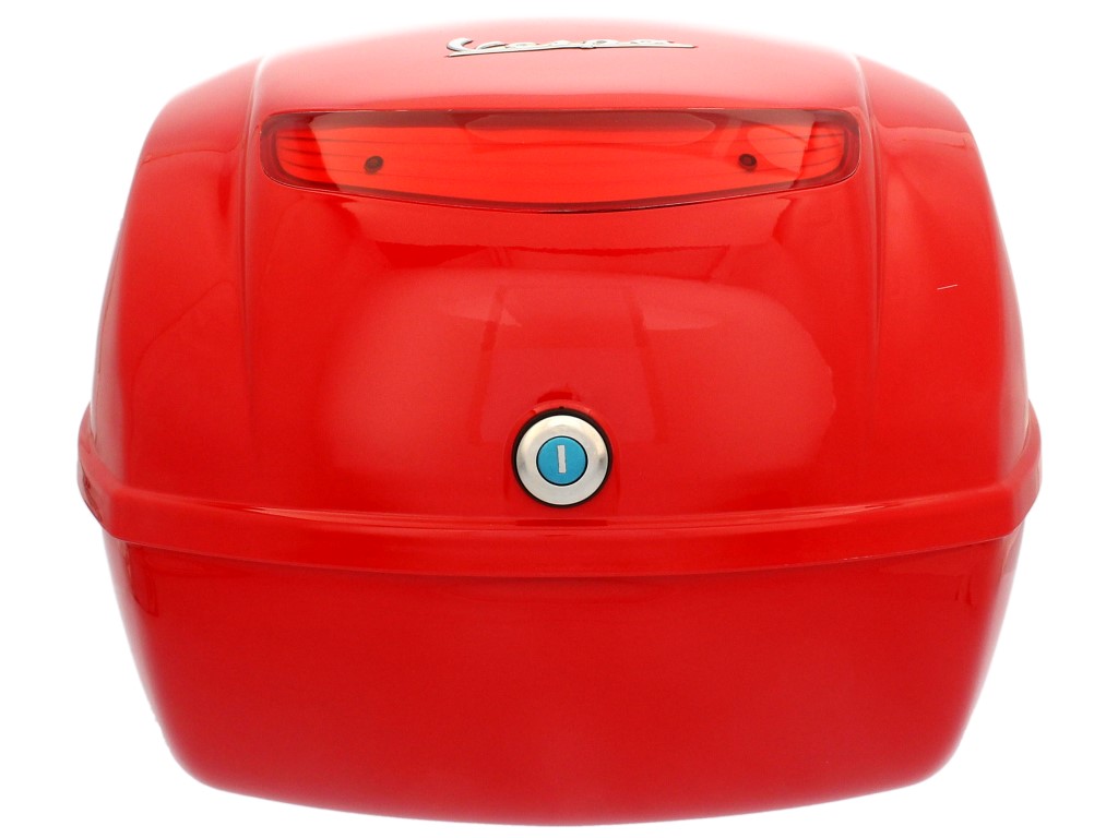 Top case original pour Vespa LX / S / PX - rouge dragon / passione 894