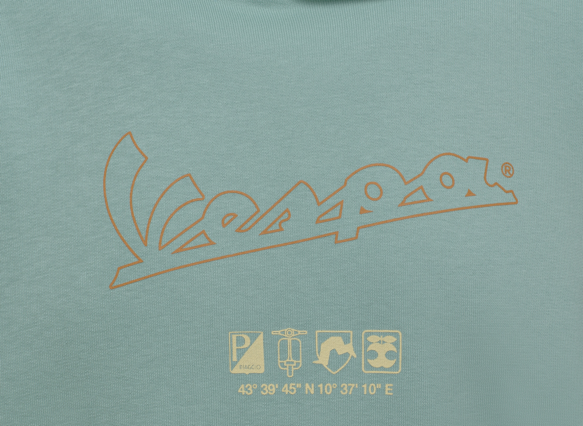 Hoodie Vespa Origin vert collection DEC