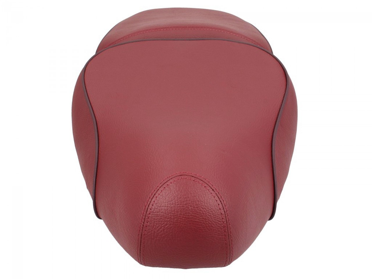 Vespa 2 places selle en cuir véritable rouge pour LX 50-150ccm Touring, ET2/ET4 /LX/LXV/S 50-150ccm-