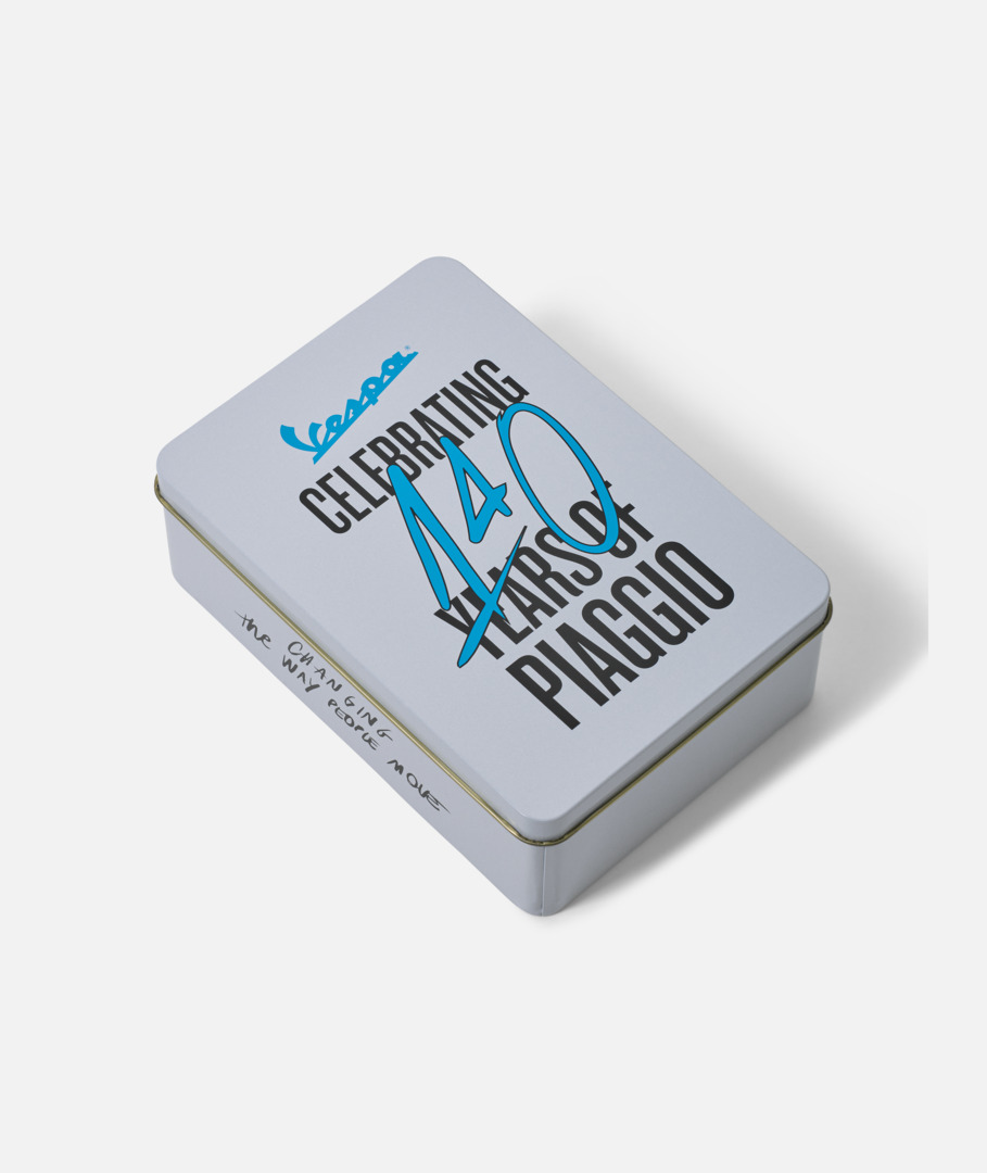Coffret cadeau Vespa "140 ans de Piaggio"