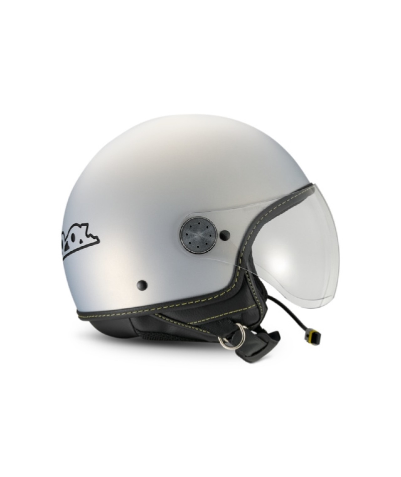 Vespa casque jet Visor 4.0 Grigio Entusiasta Matt - Bluetooth