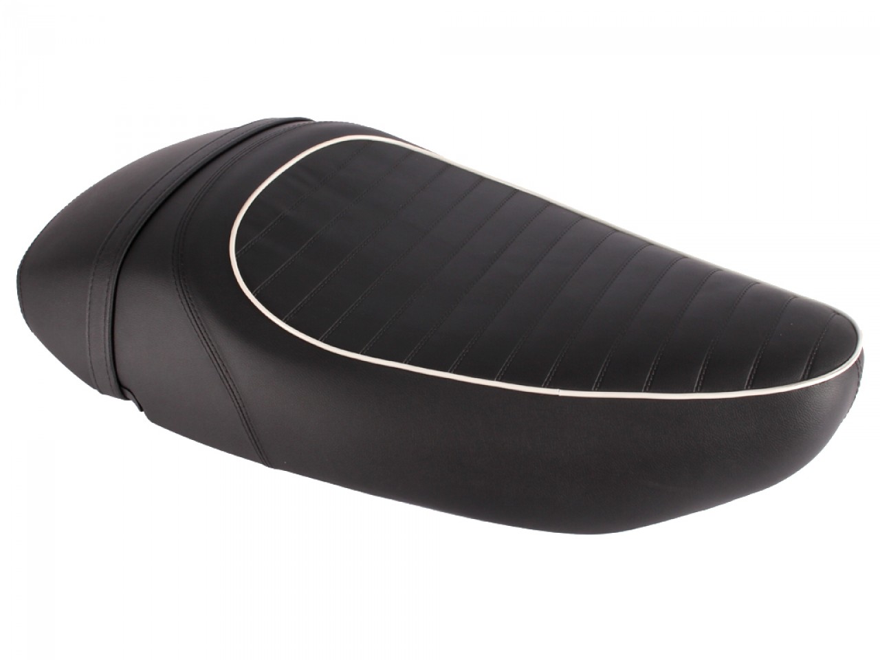Selle mono Vespa piquée sport pour LX 50-150ccm Touring, ET2/ET4 /LX/LXV/S 50-150ccm-
