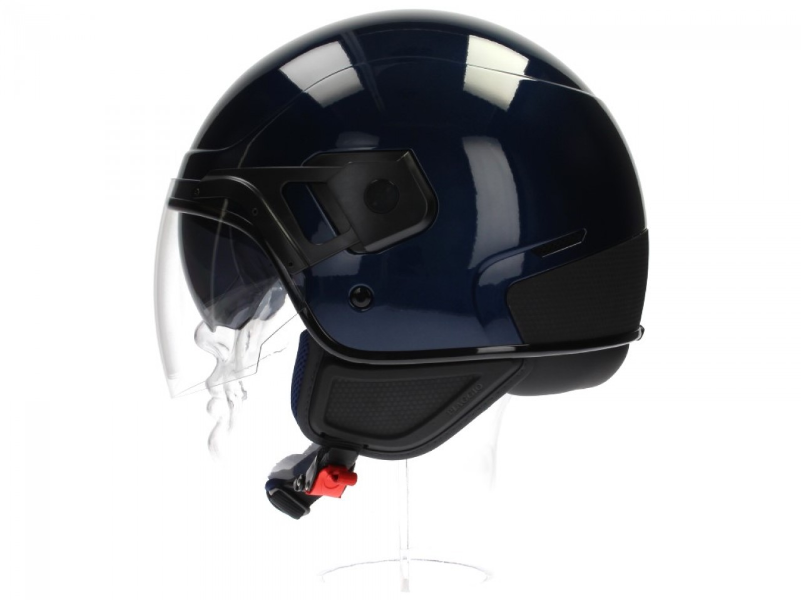 Casque jet Piaggio PJ bleu