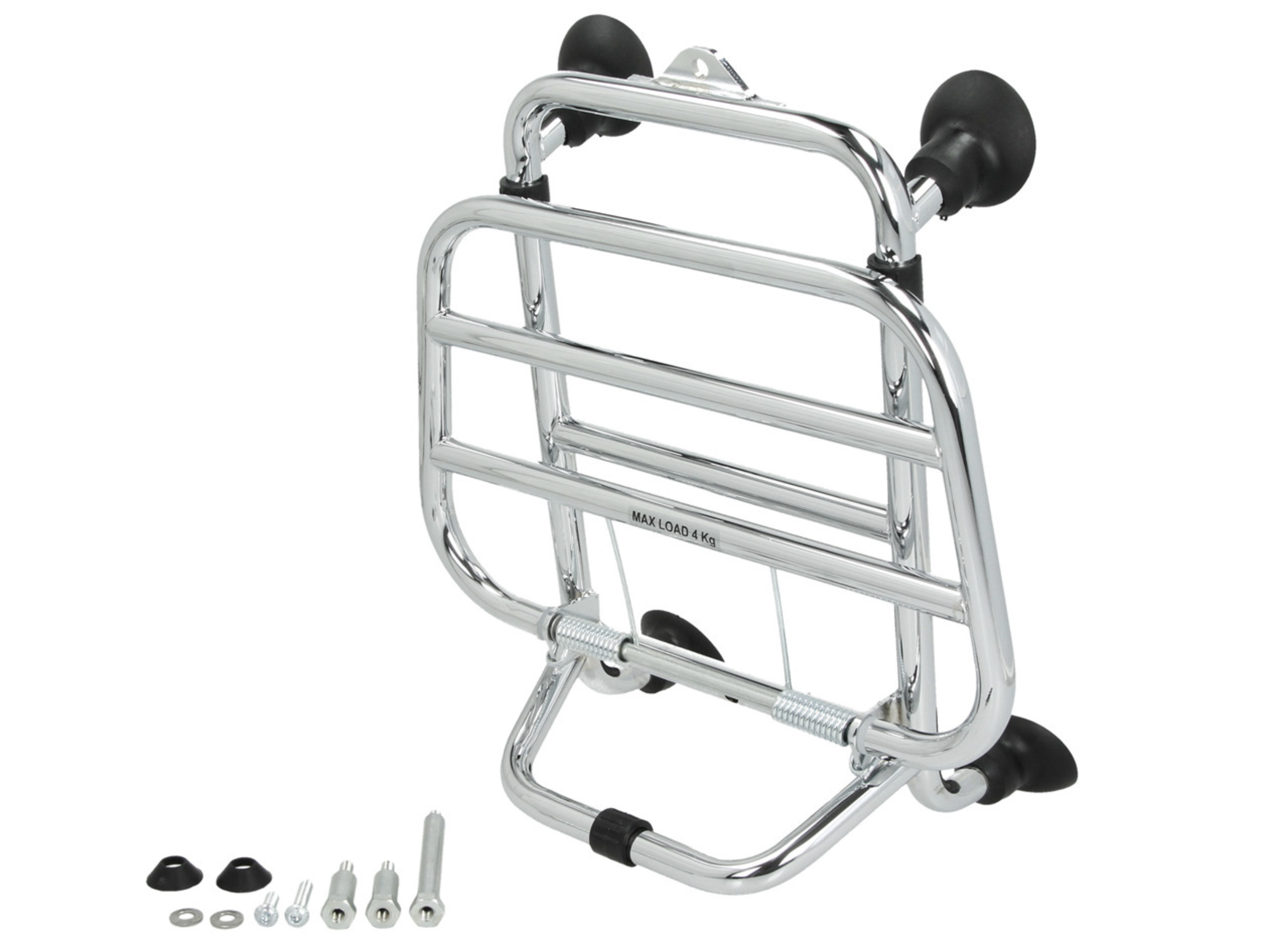 Porte-bagages avant pliable chrome pour Vespa GTS original Vespa