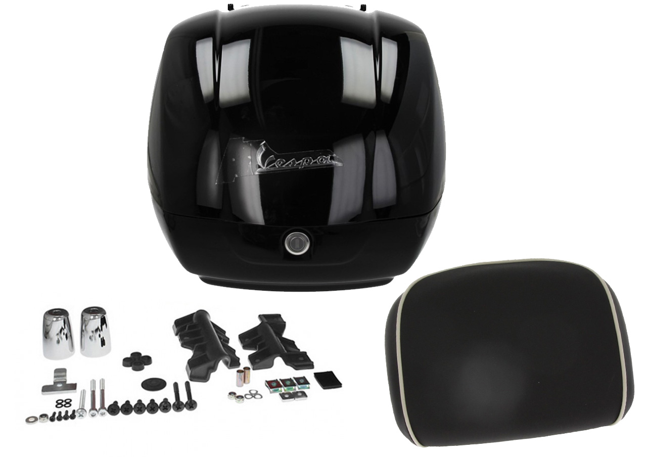 Original Topcase pour Vespa GTS Super - noir brillant 094 2022-
