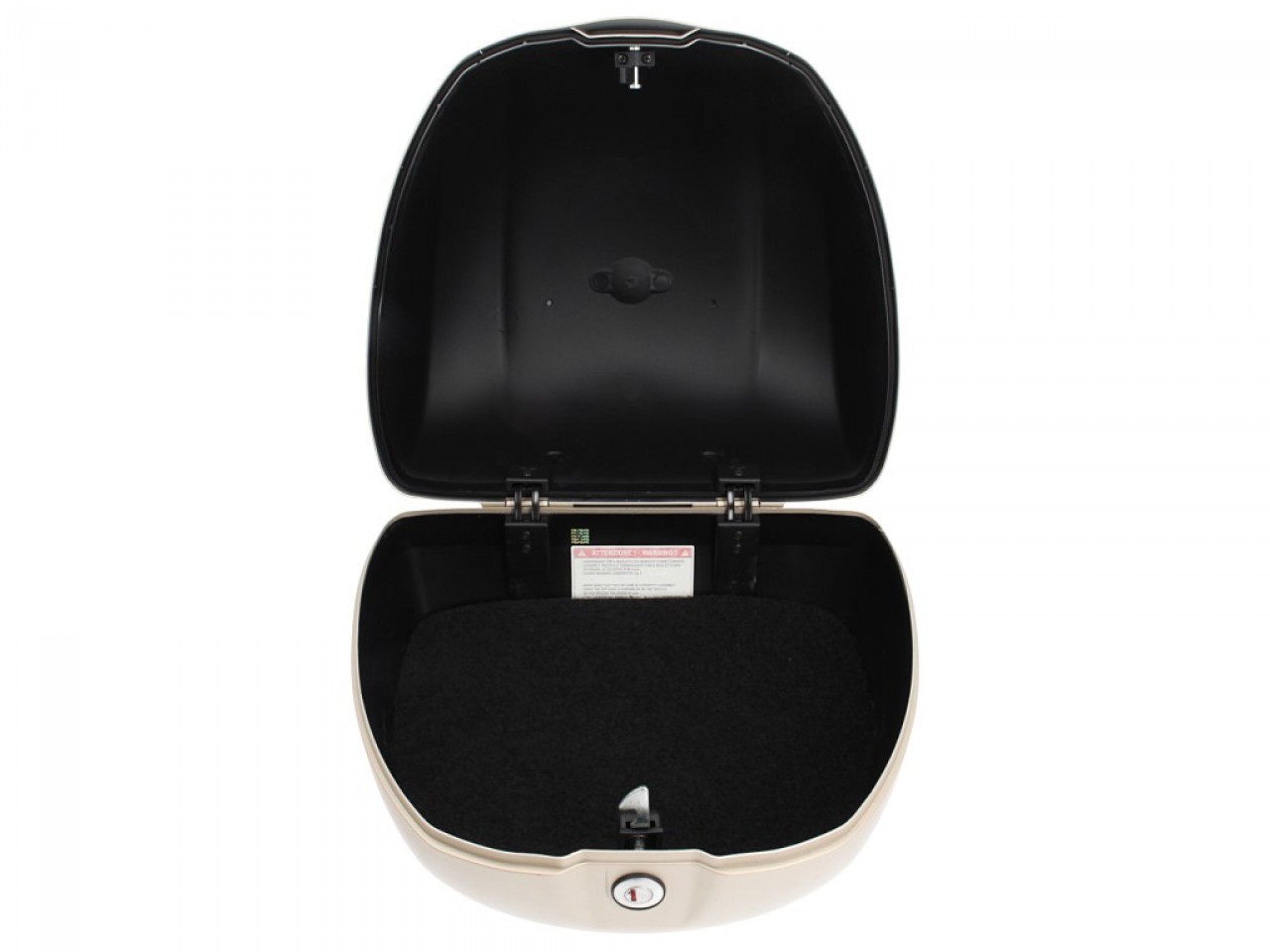 Top case Vespa 32 L beige mat 516/A sans dossier