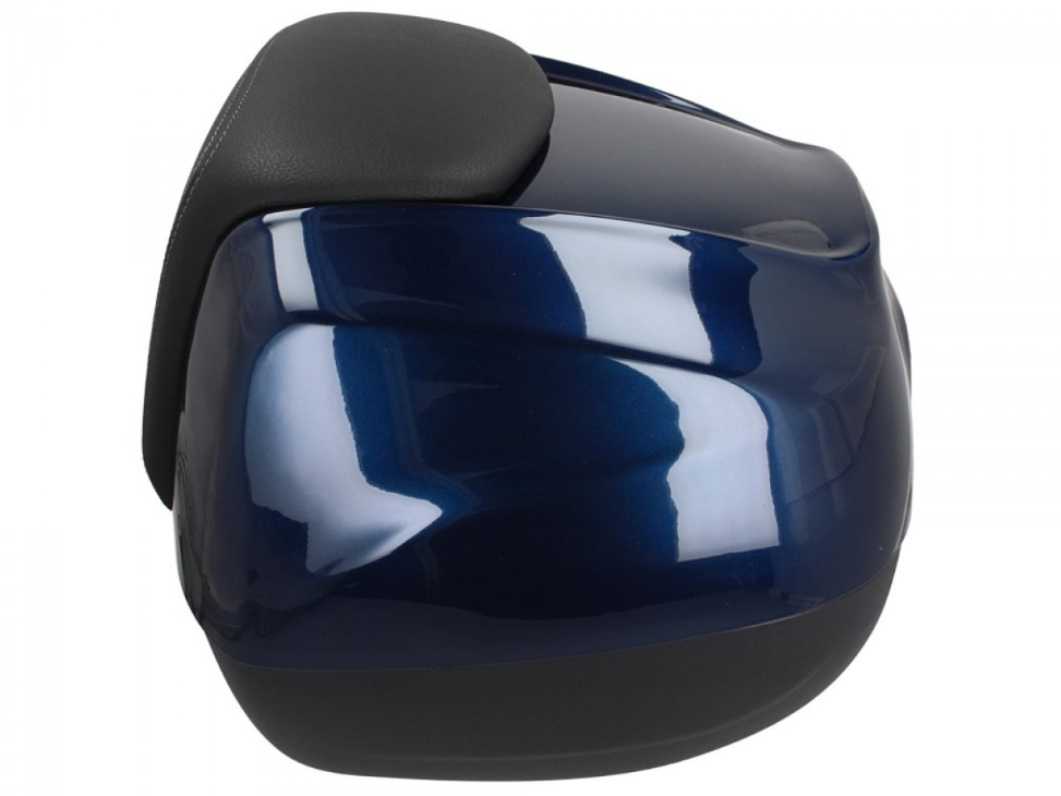 Top case 37 L avec dossier pour Piaggio Medley 125/150 (16-18) - bleu nuit 222/A