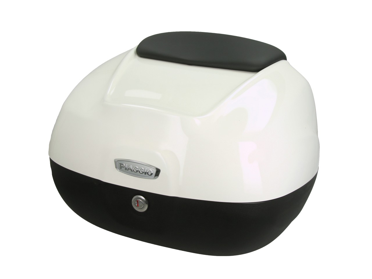 Top case 37 L avec dossier pour Piaggio MP3 HPE Maxi 400 Sport (2024) - montebianco 544