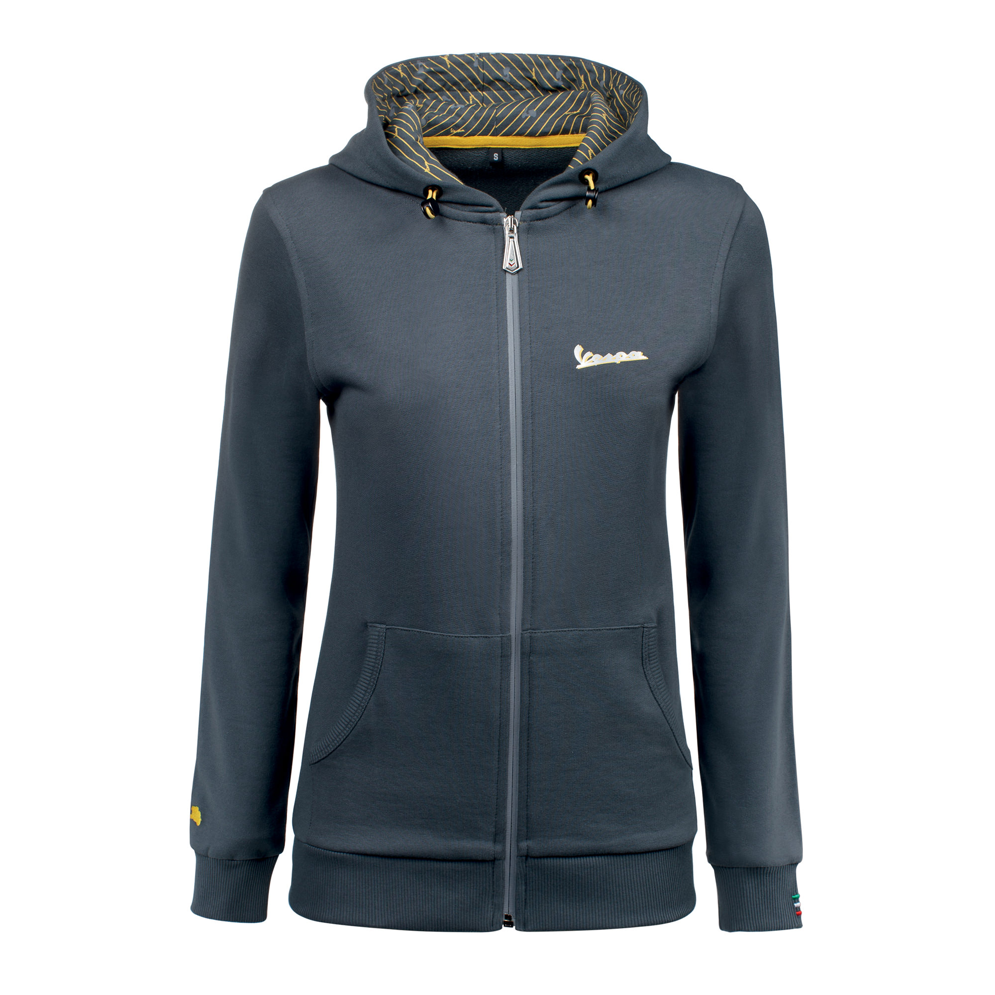 Vespa Sweat Shirt Veste polaire graphique femme gris