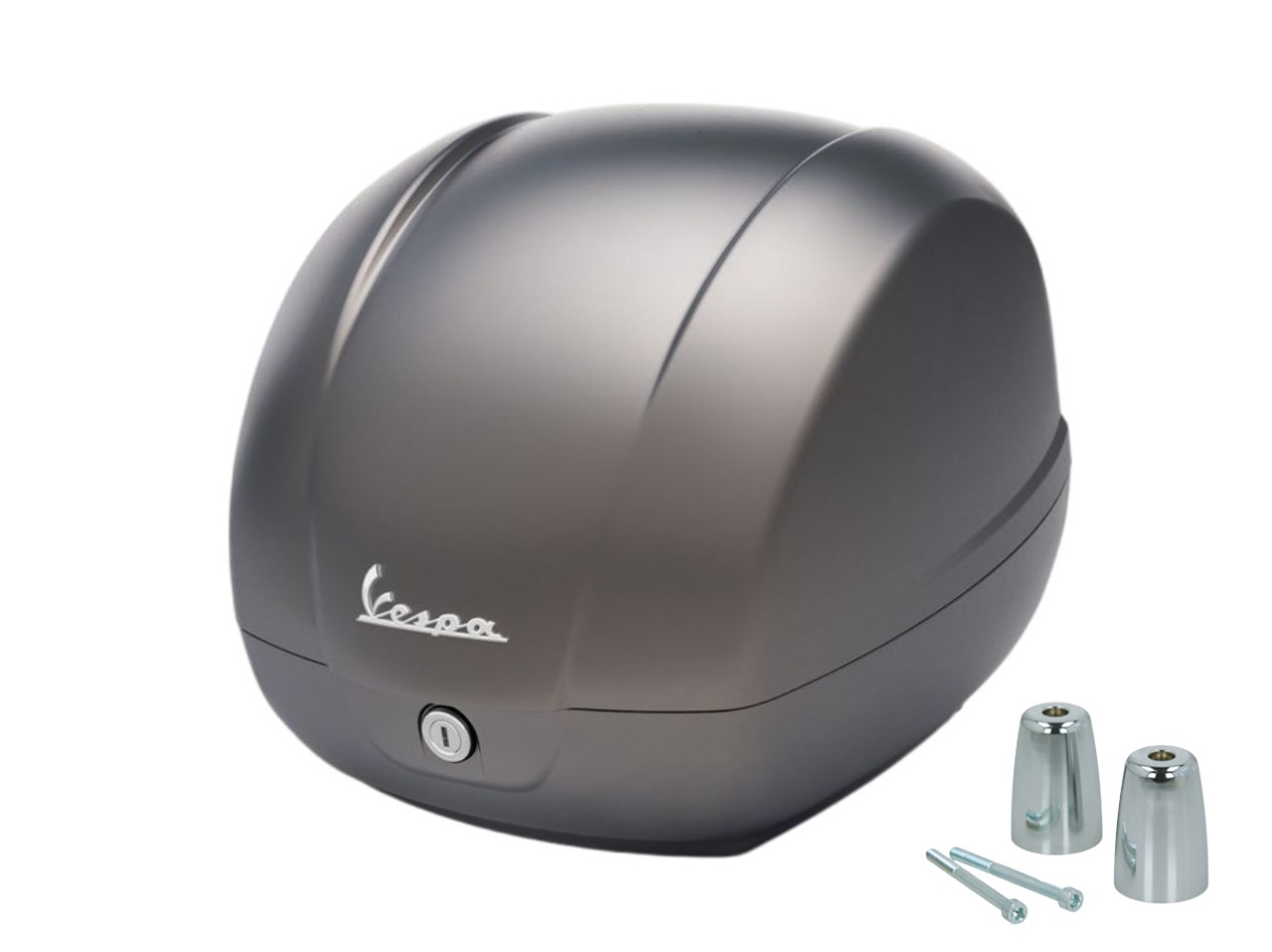 Top case d'origine 36 L gris mat G22 pour Vespa GTS 125/310 et GTV 310