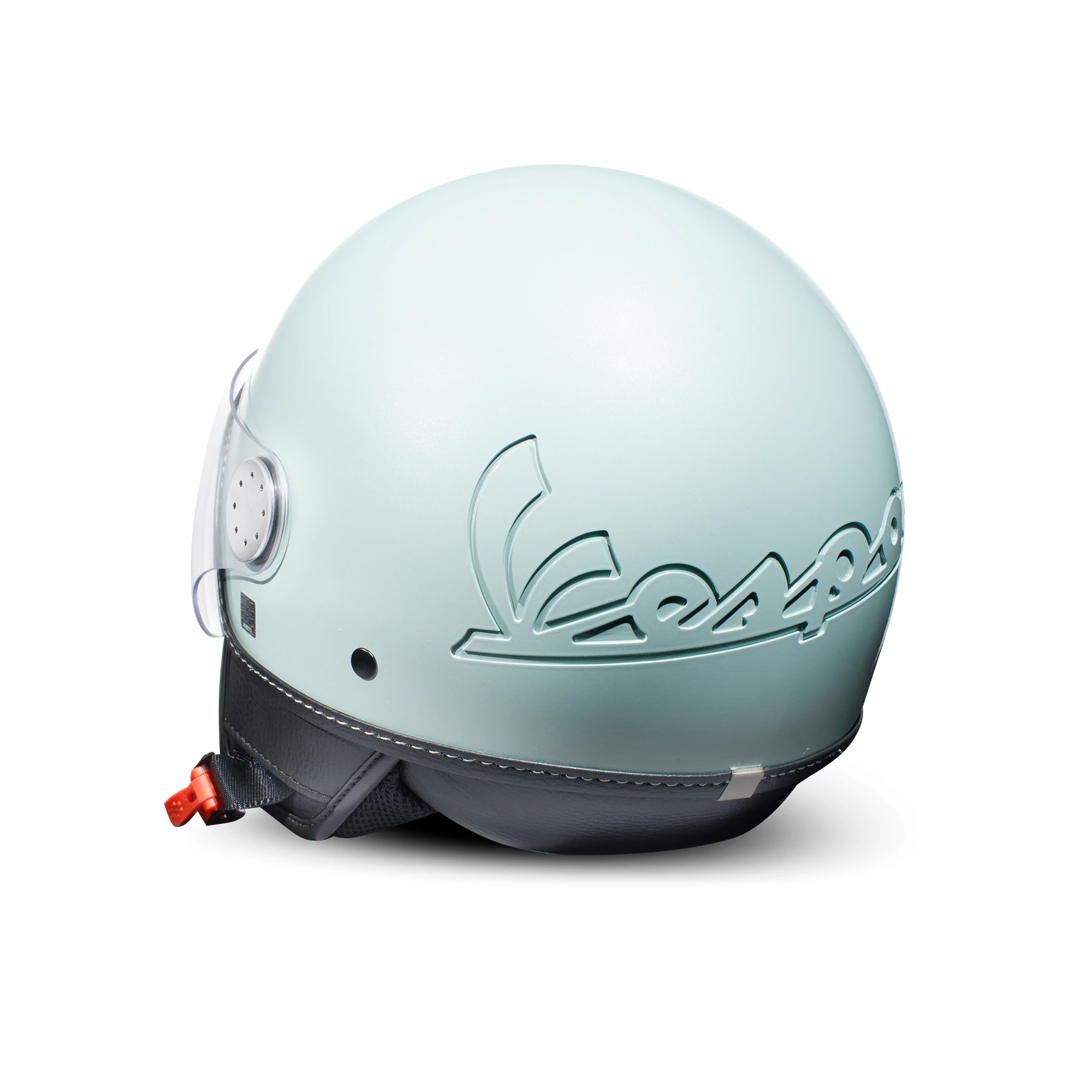Vespa casque jet visor 4.0 vert amabile